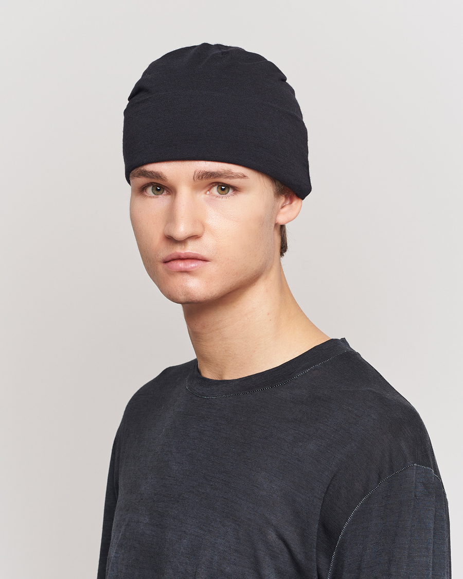 Herren | Satisfy | Satisfy | CloudMerino Beanie Black