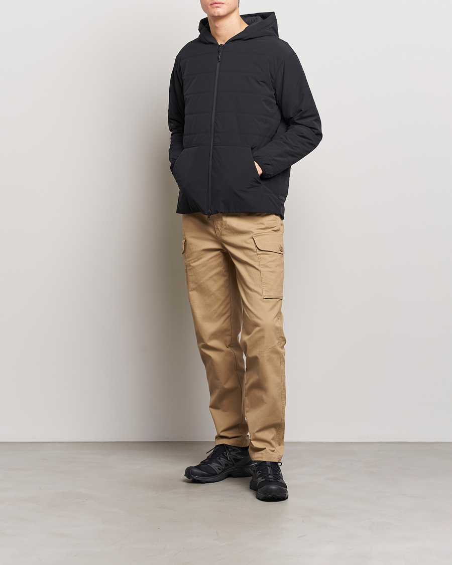 Herren | Jacken | Snow Peak | Flexible Insulated Zip Hoodie Black