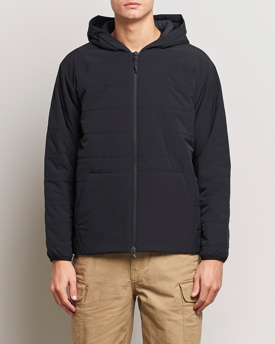 Herren |  | Snow Peak | Flexible Insulated Zip Hoodie Black