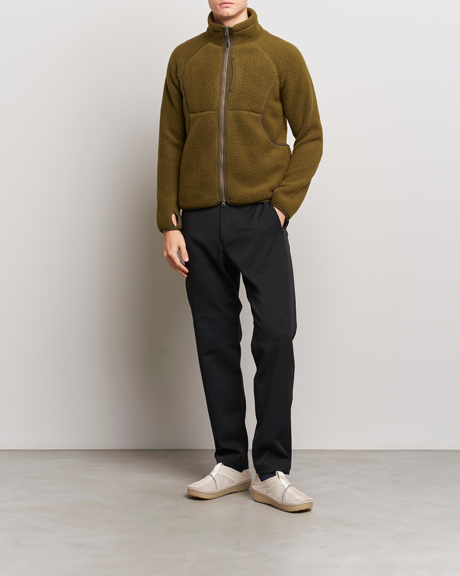 Herren | Pullover | Snow Peak | Thermal Boa Fleece Jacket Olive