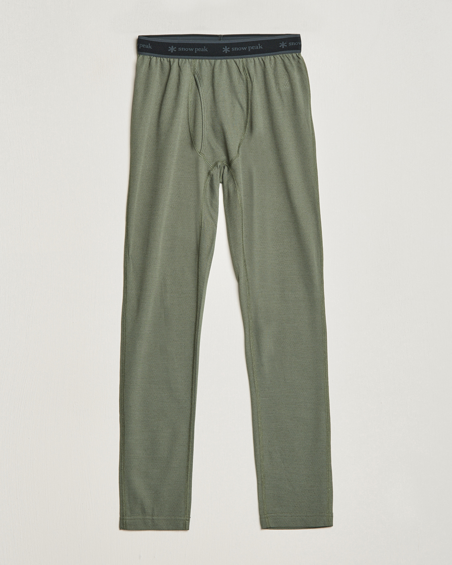 Herren | Hosen | Snow Peak | Recycled Polyester/Wool Tights Olive