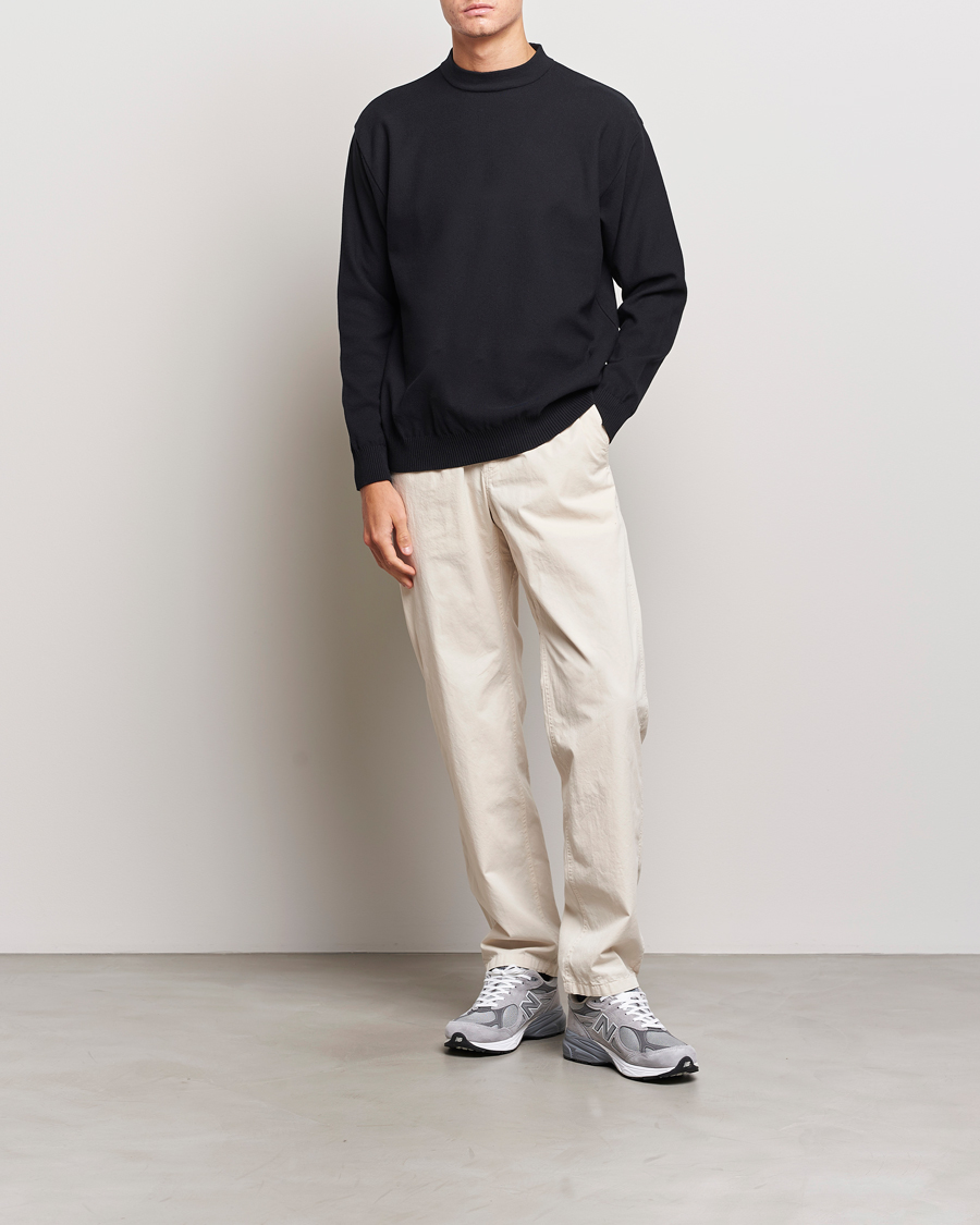 Herren | Pullover | Snow Peak | Cotton Blend Pullover Black