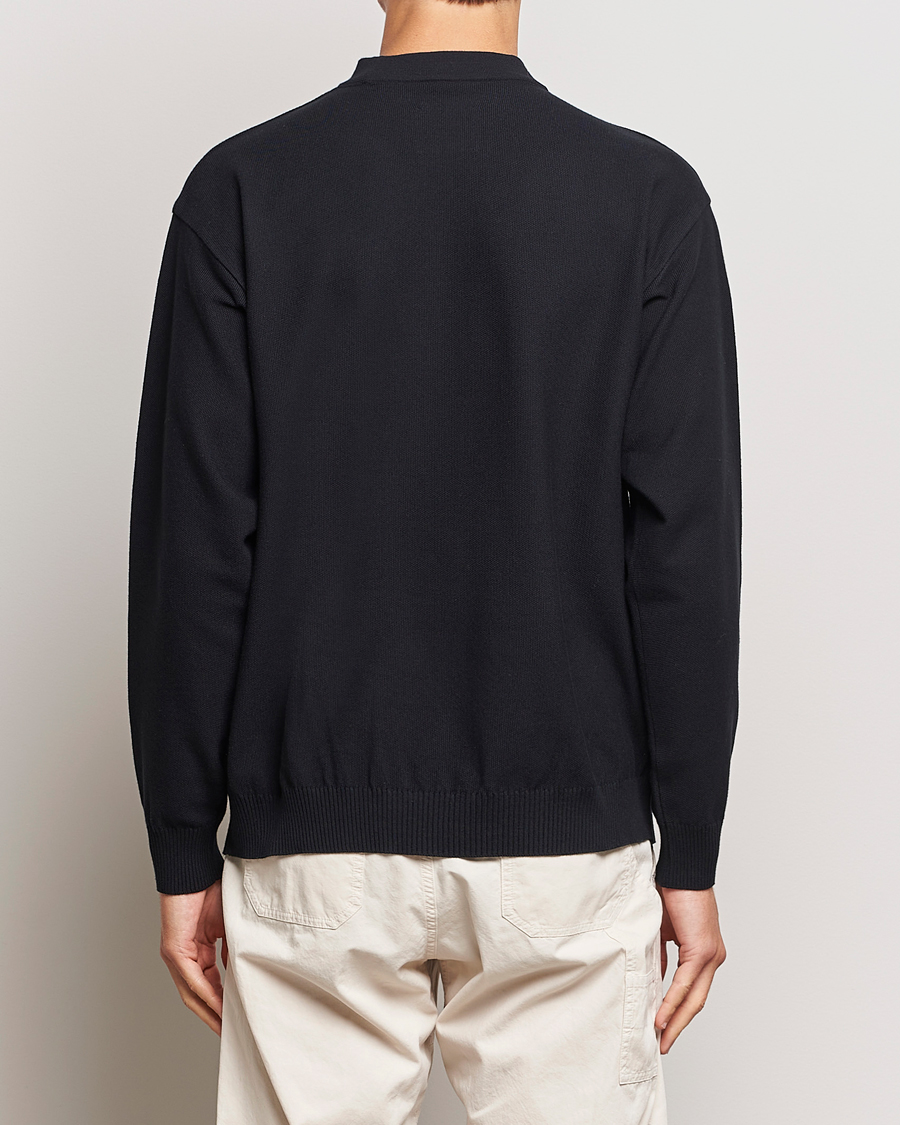 Herren | Pullover | Snow Peak | Cotton Blend Pullover Black