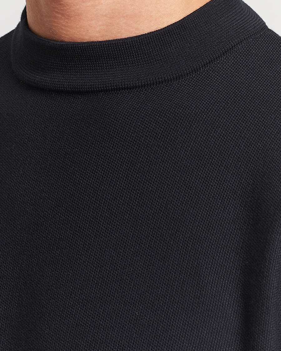 Herren | Pullover | Snow Peak | Cotton Blend Pullover Black