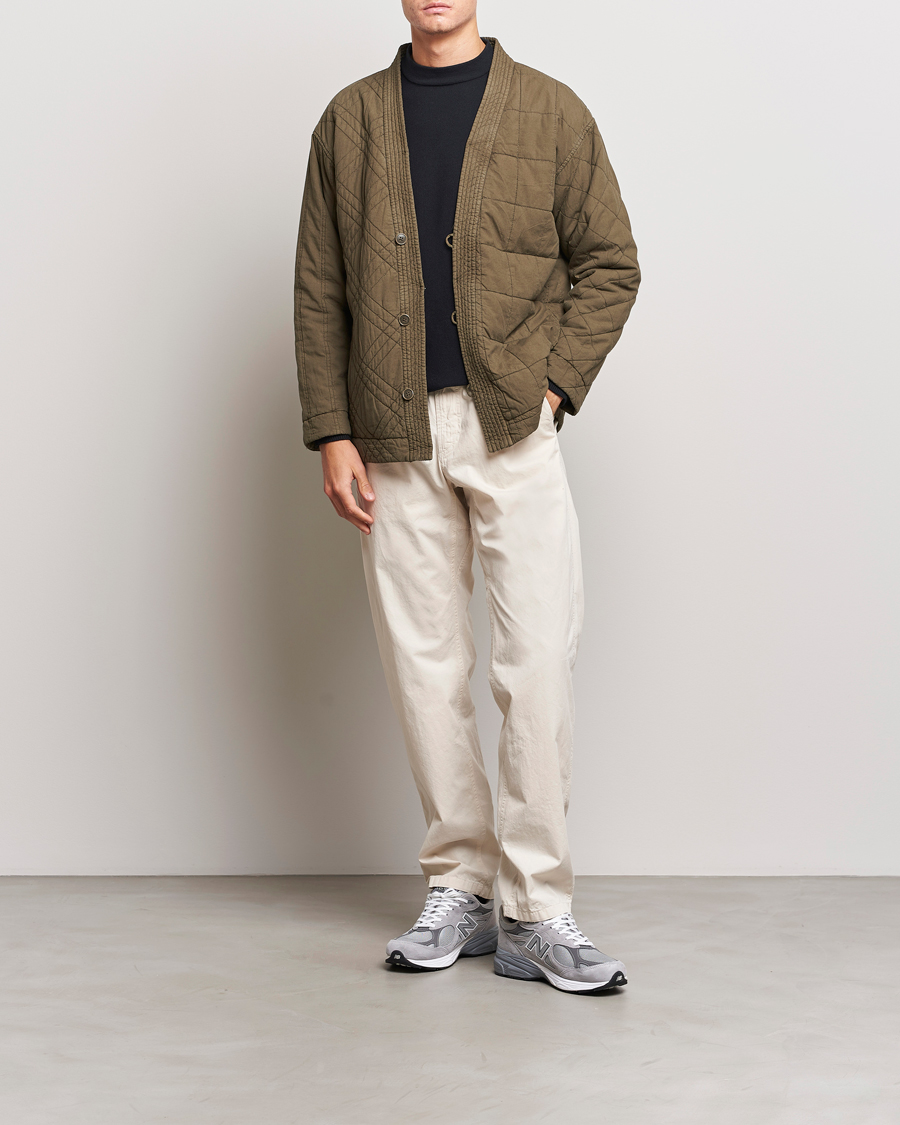 Herren | Jacken | Snow Peak | Natural Dyed Quilted Jacket Olive