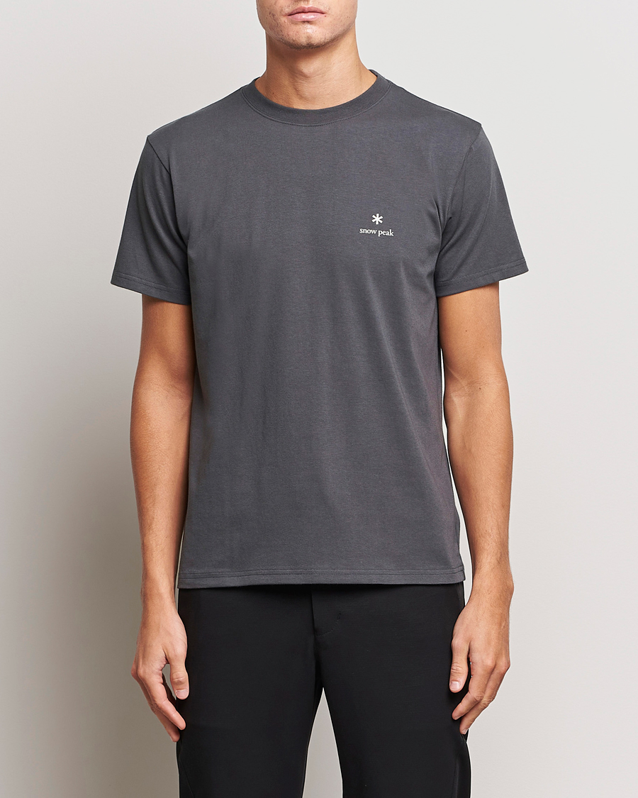 Herren |  | Snow Peak | Logo T-Shirt Charcoal