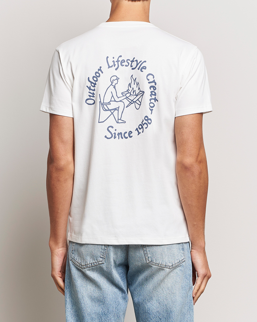 Herren | T-Shirts | Snow Peak | Camping Club T-Shirt White