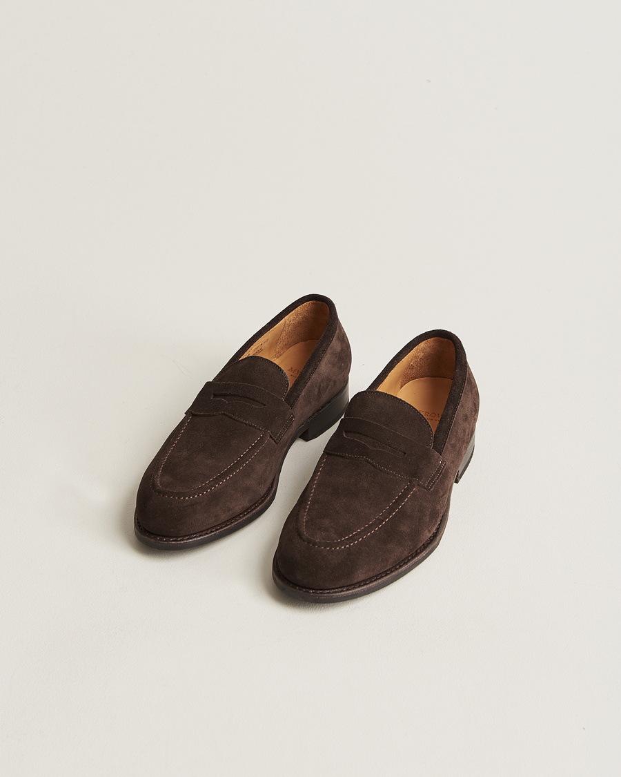 Herren |  | Myrqvist | Stenhammar Loafer Dark Brown Suede