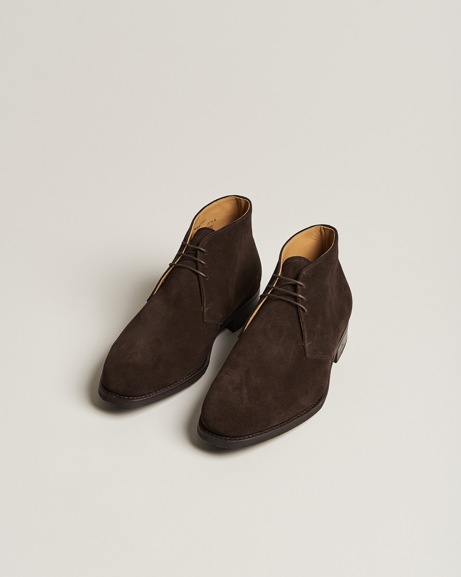 Herren | Chukka-Boots | Myrqvist | Gyllsjö Chukka Boot Dark Brown Suede