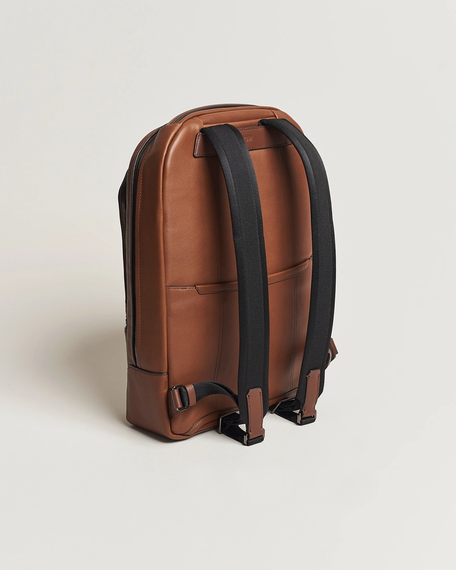 Herren | Taschen | TUMI | Harrison Bradner Leather Backpack Cognac
