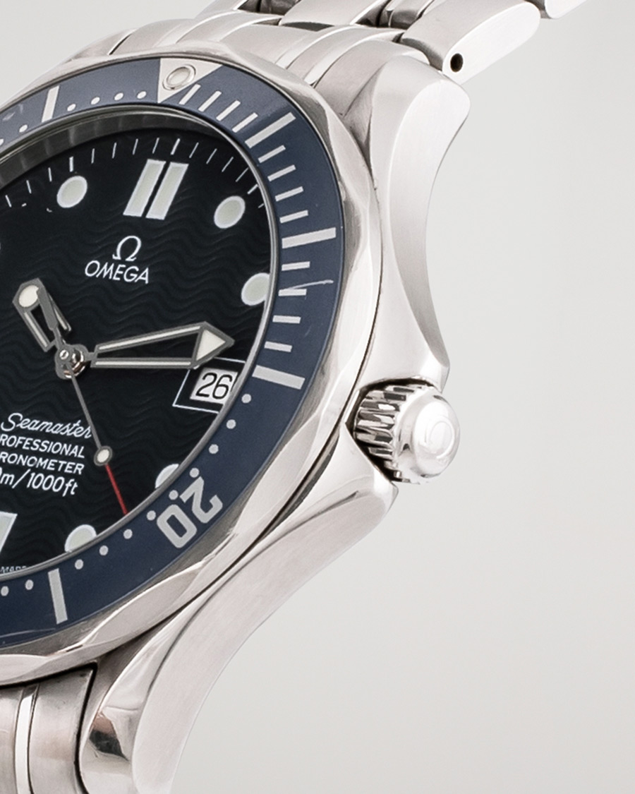 Herren | Omega Pre-Owned Seamaster Diver 300M 25318000 Steel Blue | Omega Pre-Owned | Seamaster Diver 300M 25318000 Steel Blue