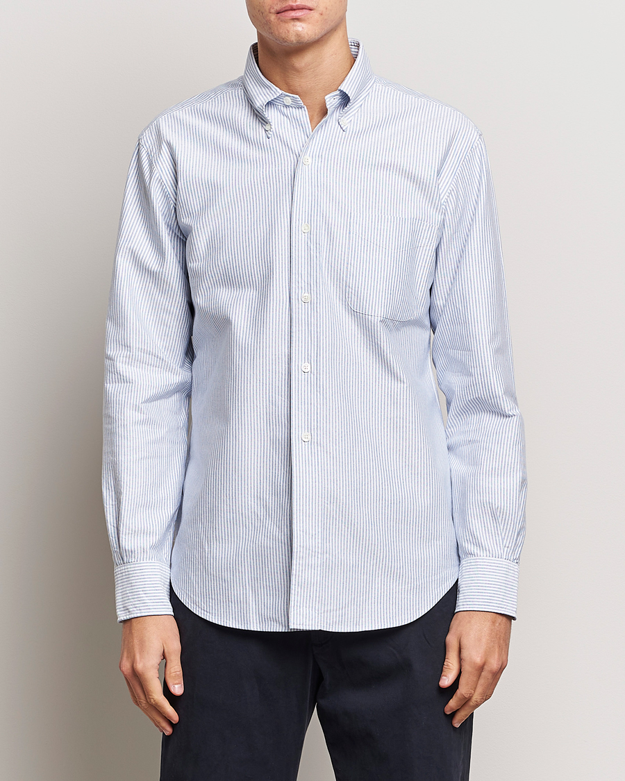 BEAMS PLUS Oxford Button Down Shirt White bei CareOfCarl.de