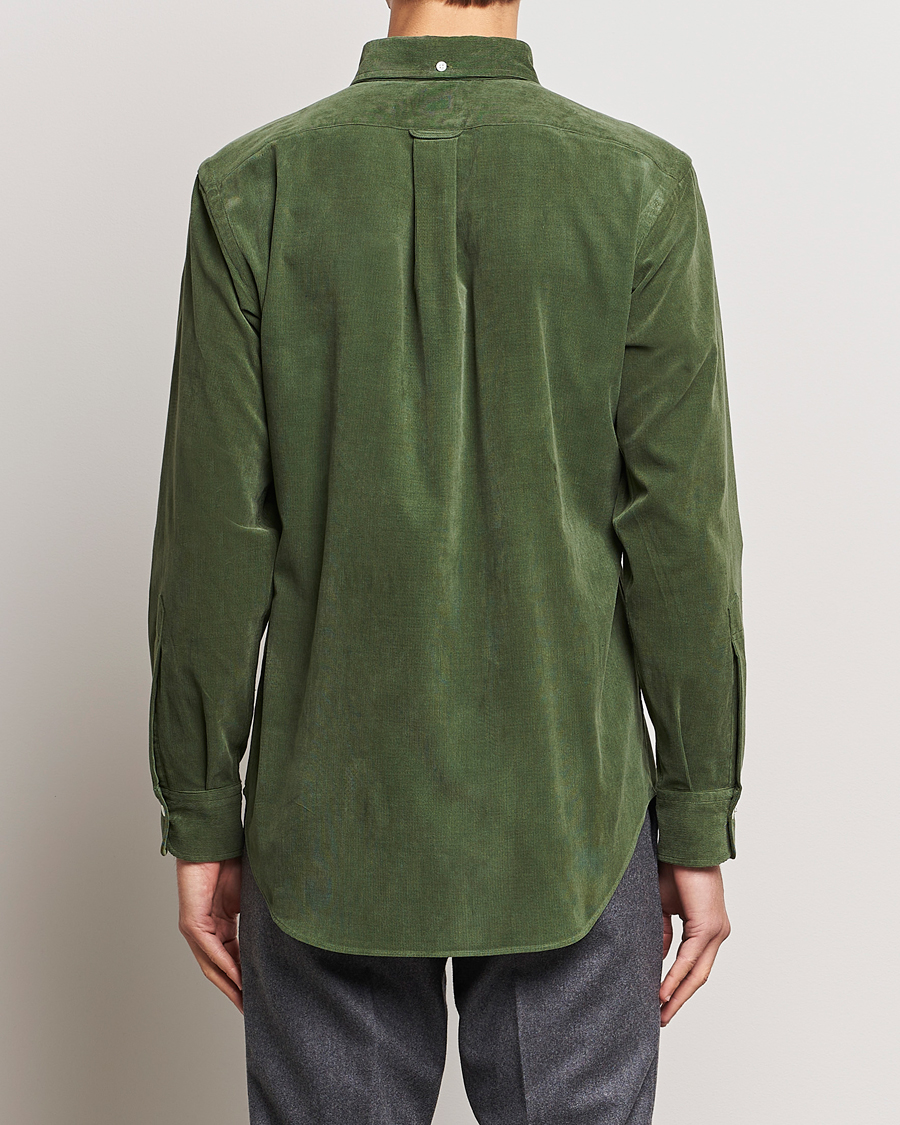 Herren | Hemden | Kamakura Shirts | Vintage Ivy Japanese Corduroy Shirt Green