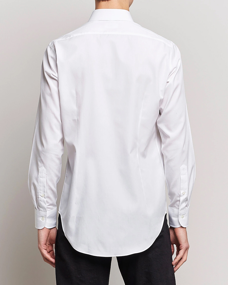 Herren | Hemden | Kamakura Shirts | Slim Fit Broadcloth Shirt White