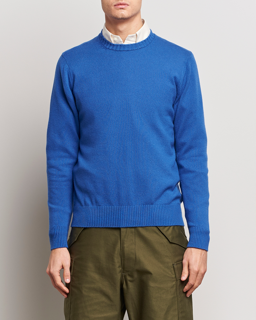 Herren |  | Beams F | Cashmere Crew Neck Jumper Royal Blue