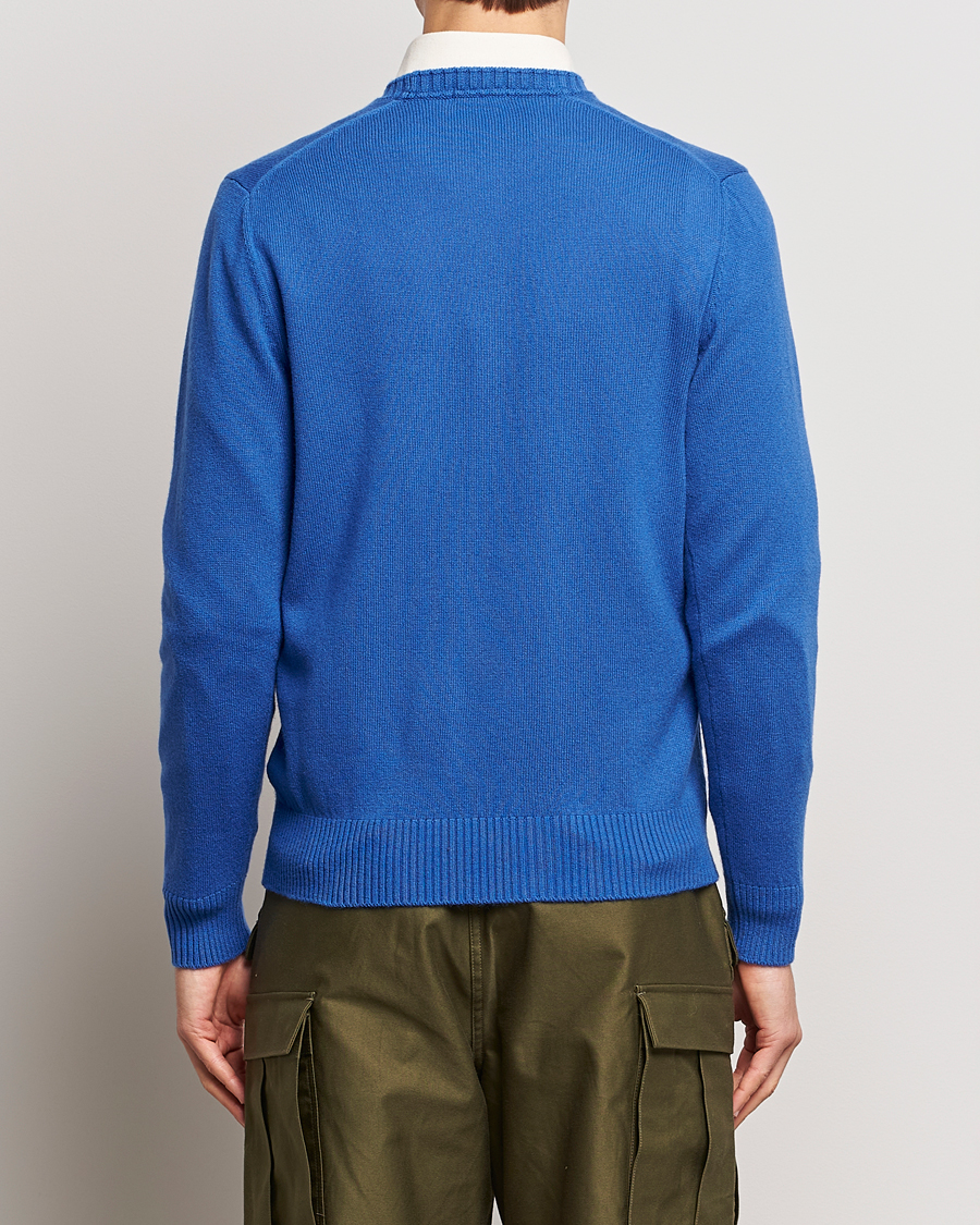 Herren | Pullover | Beams F | Cashmere Crew Neck Jumper Royal Blue