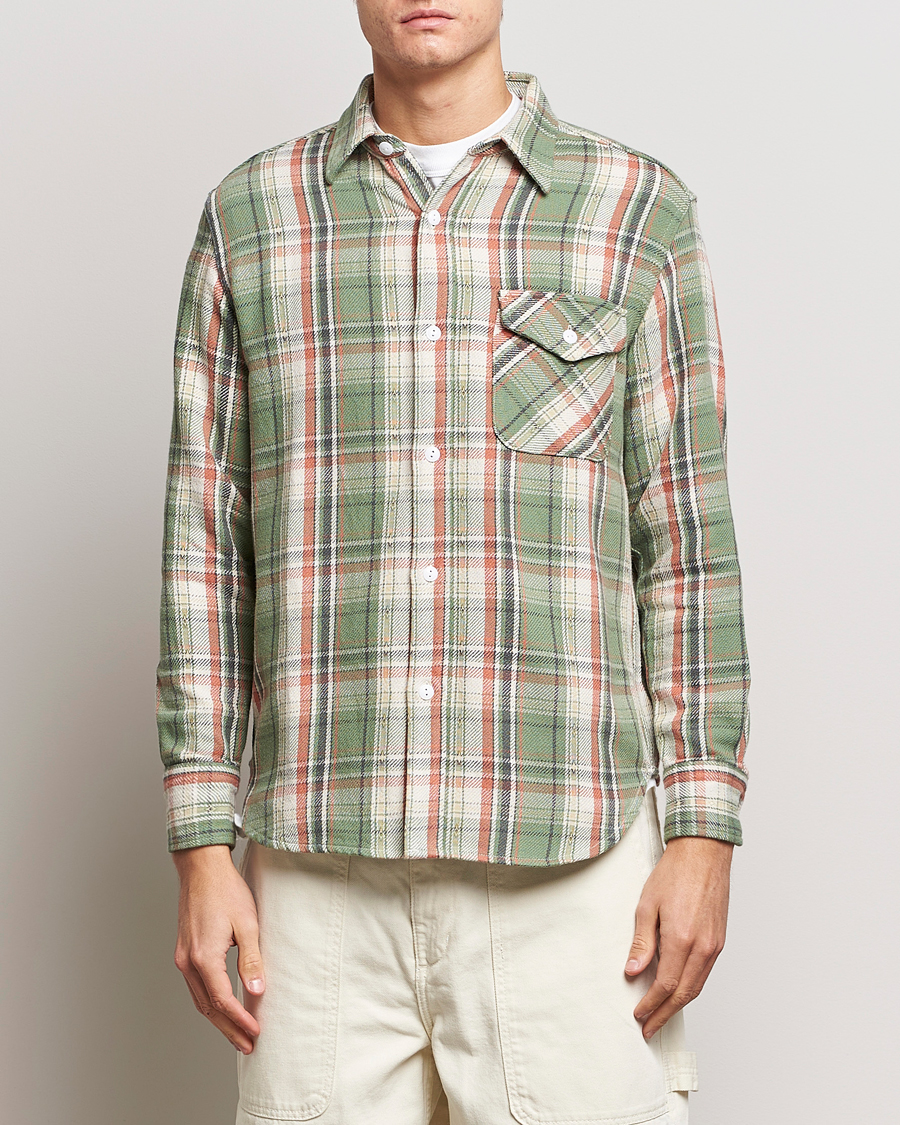 Herren |  | BEAMS PLUS | Dobby Guide Overshirt Pale Green
