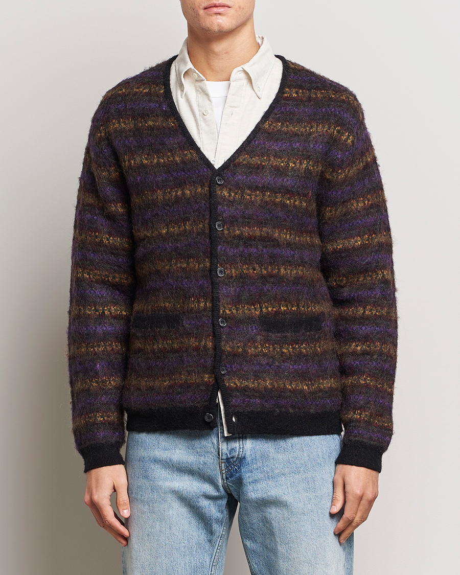 Herren |  | BEAMS PLUS | Fairisle Jacquard Cardigan Grey