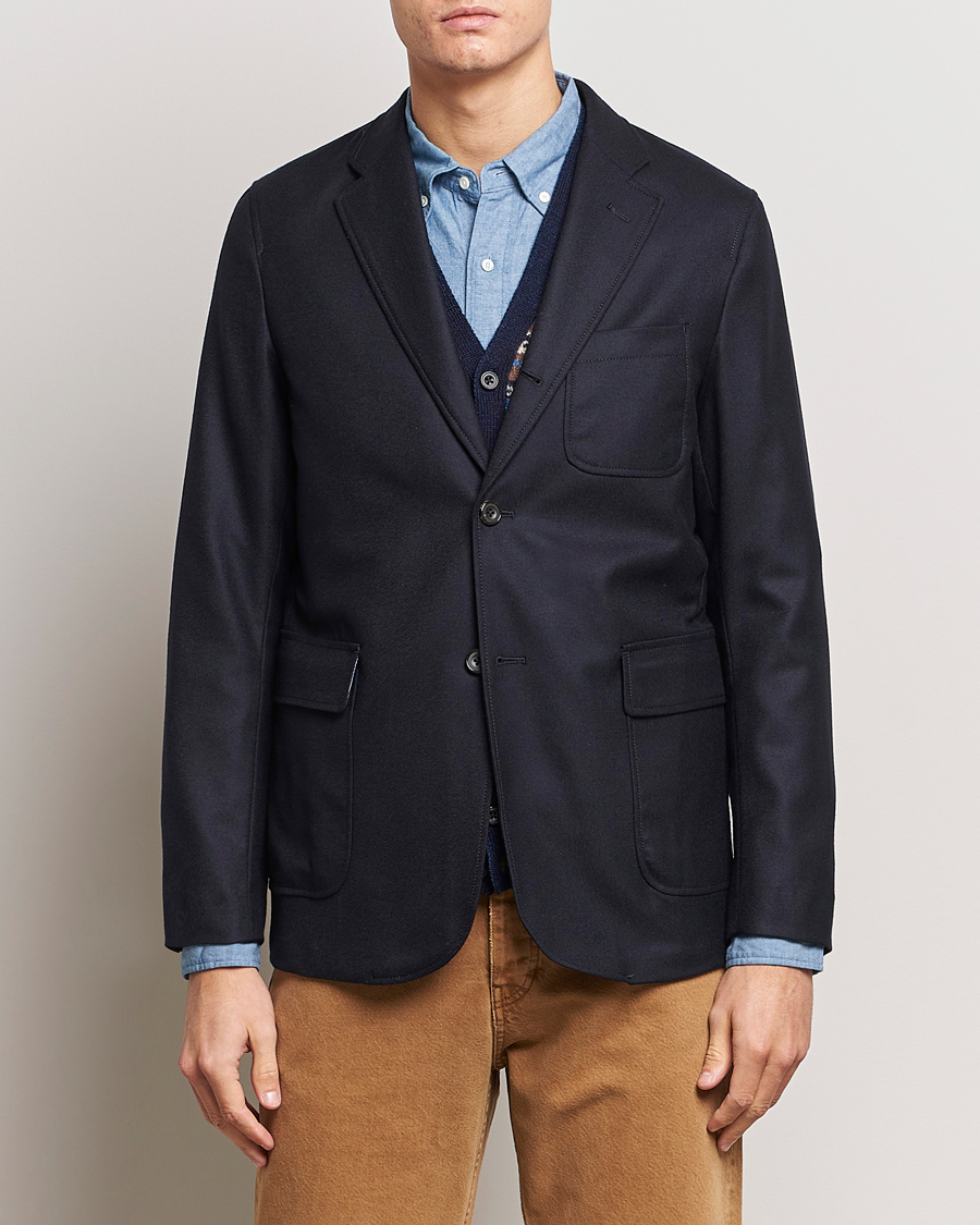 Herren |  | BEAMS PLUS | Flannel Blazer Navy