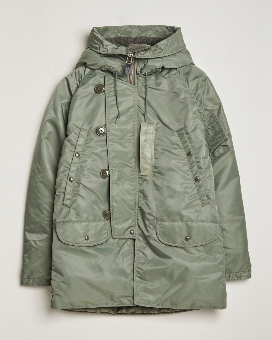 Herren | Jacken | BEAMS PLUS | MIL Type N-3B Down Parka Sage