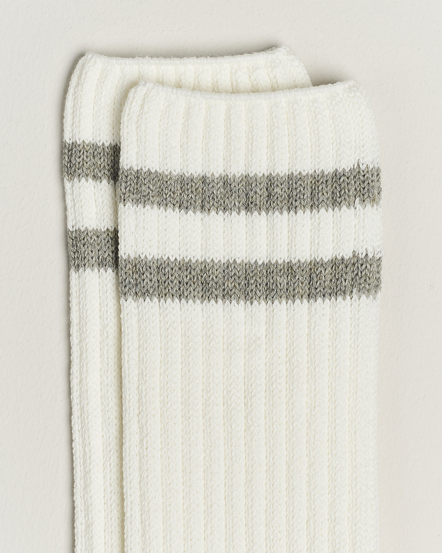 Herren | Kleidung | BEAMS PLUS | Schoolboy Socks White/Grey