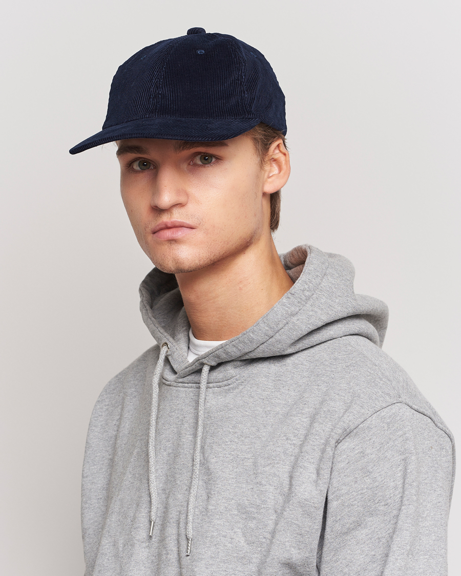 Herren |  | BEAMS PLUS | 6 Panel Corduroy Cap Navy