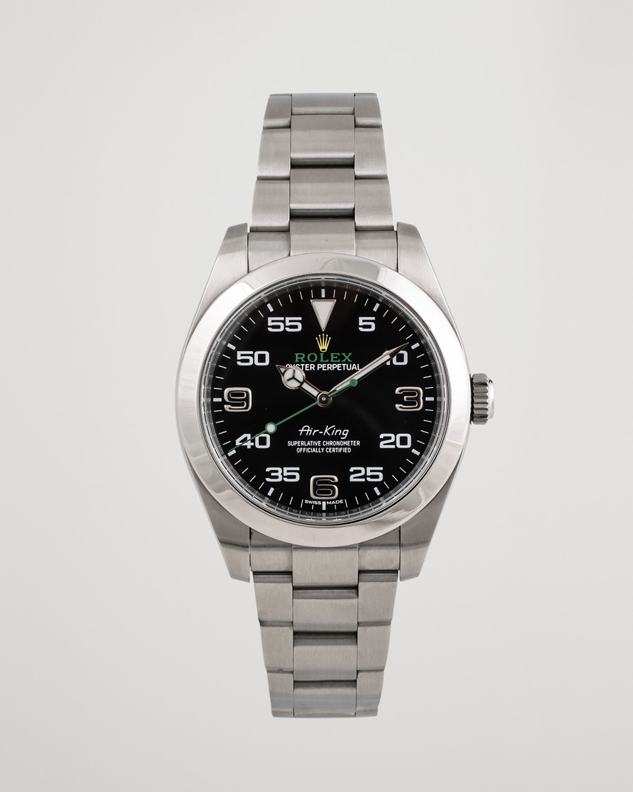 Herren | Rolex Pre-Owned Air-King Steel Black 116900 | Rolex Pre-Owned | Air-King Steel Black 116900