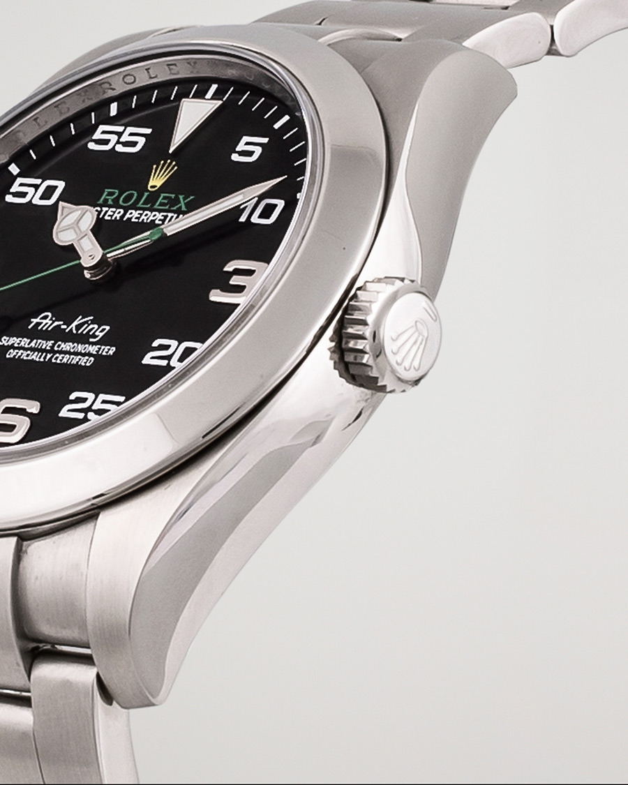 Herren | Rolex Pre-Owned Air-King Steel Black 116900 | Rolex Pre-Owned | Air-King Steel Black 116900
