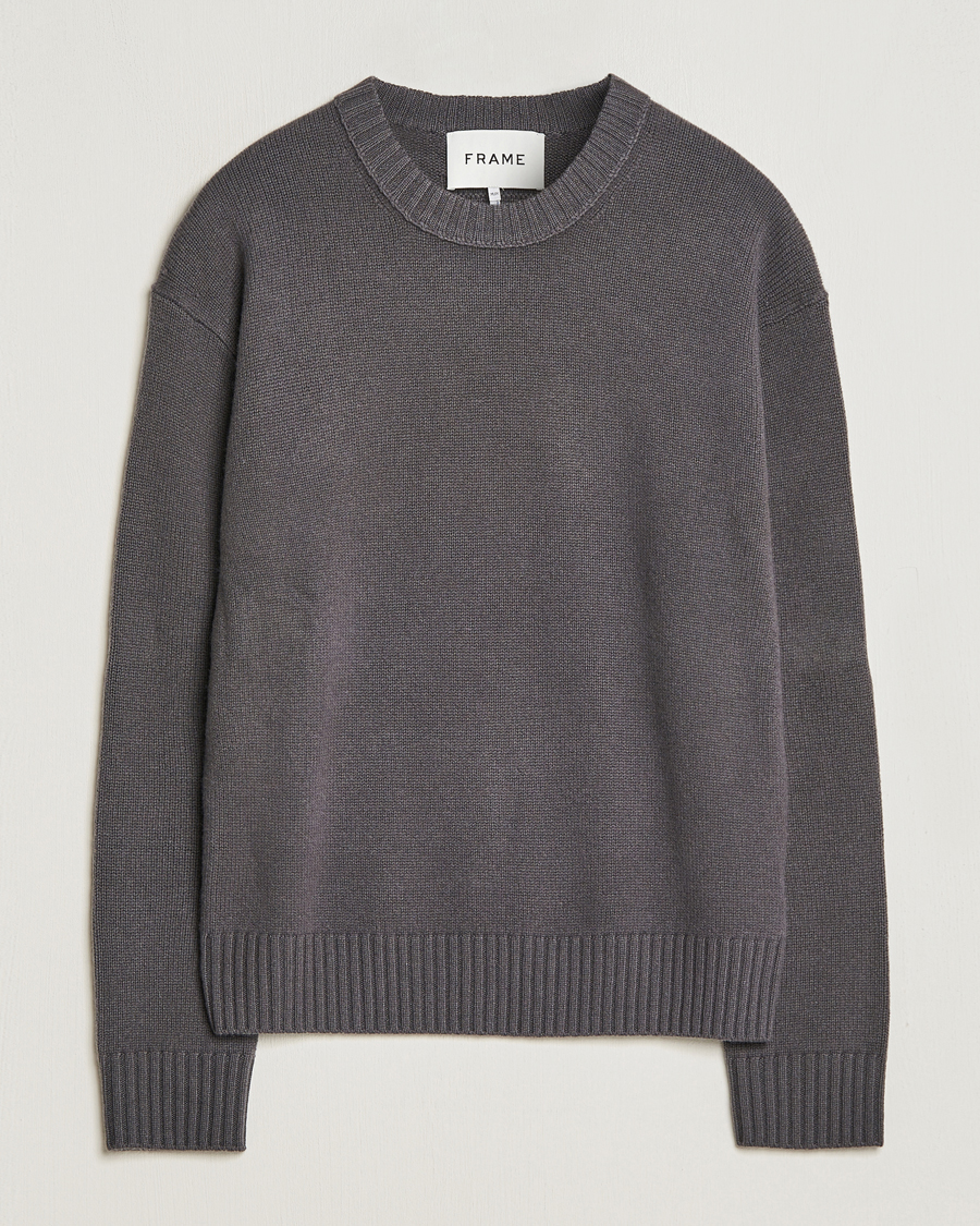 Herren | Pullover | FRAME | Cashmere Sweater Charcoal Grey