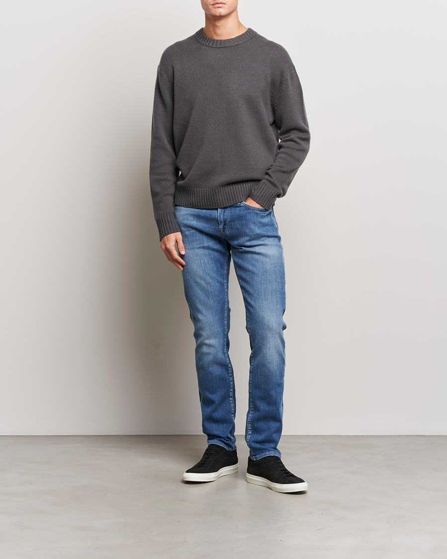 Herren | Pullover | FRAME | Cashmere Sweater Charcoal Grey