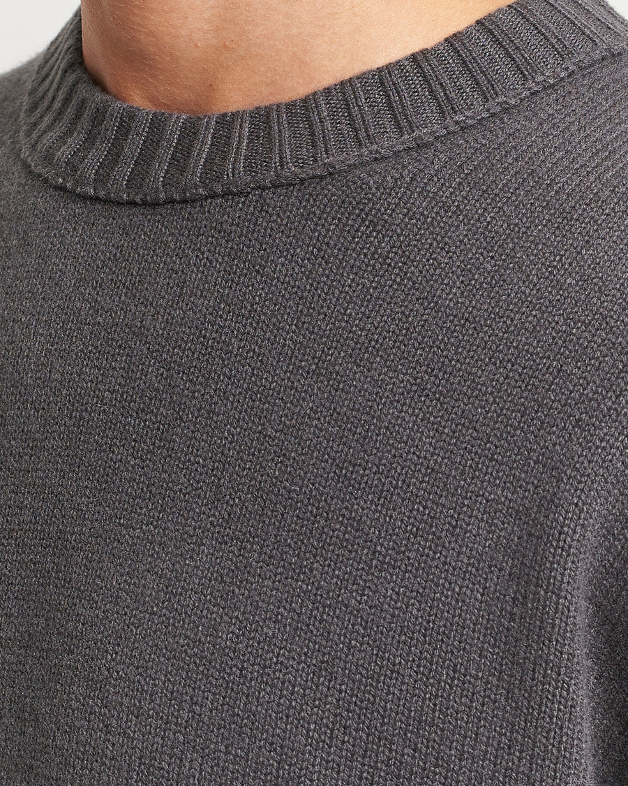 Herren | Pullover | FRAME | Cashmere Sweater Charcoal Grey