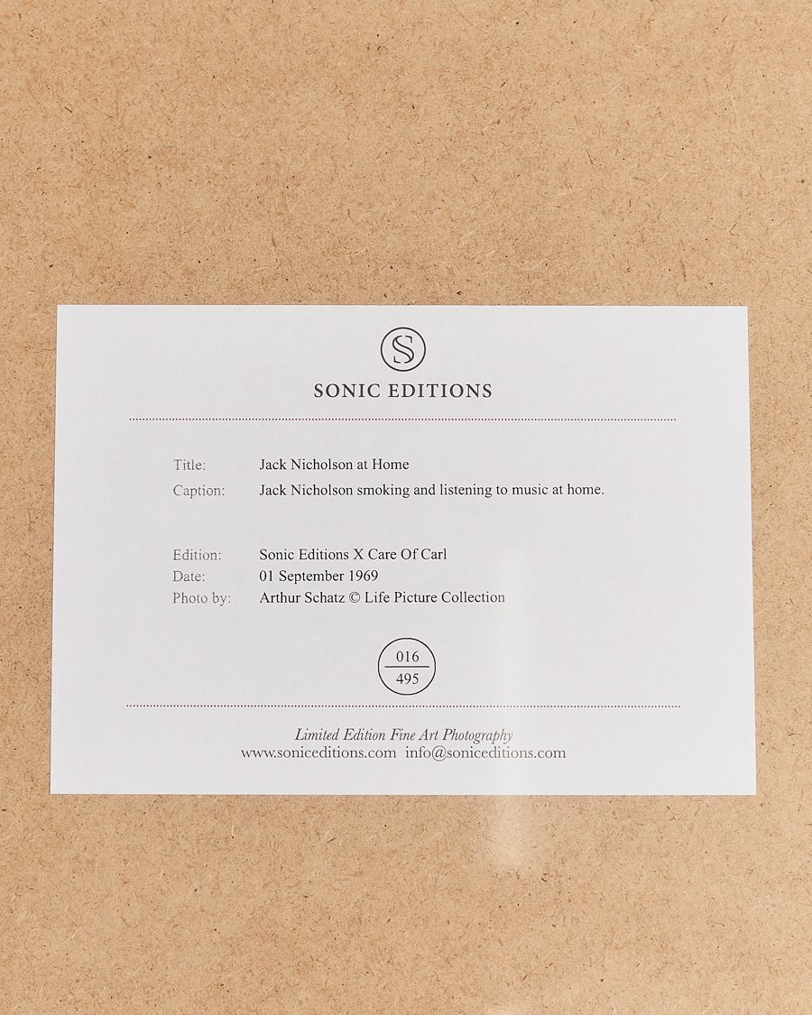Herren | Bilder | Sonic Editions | Framed Jack Nicholson At Home