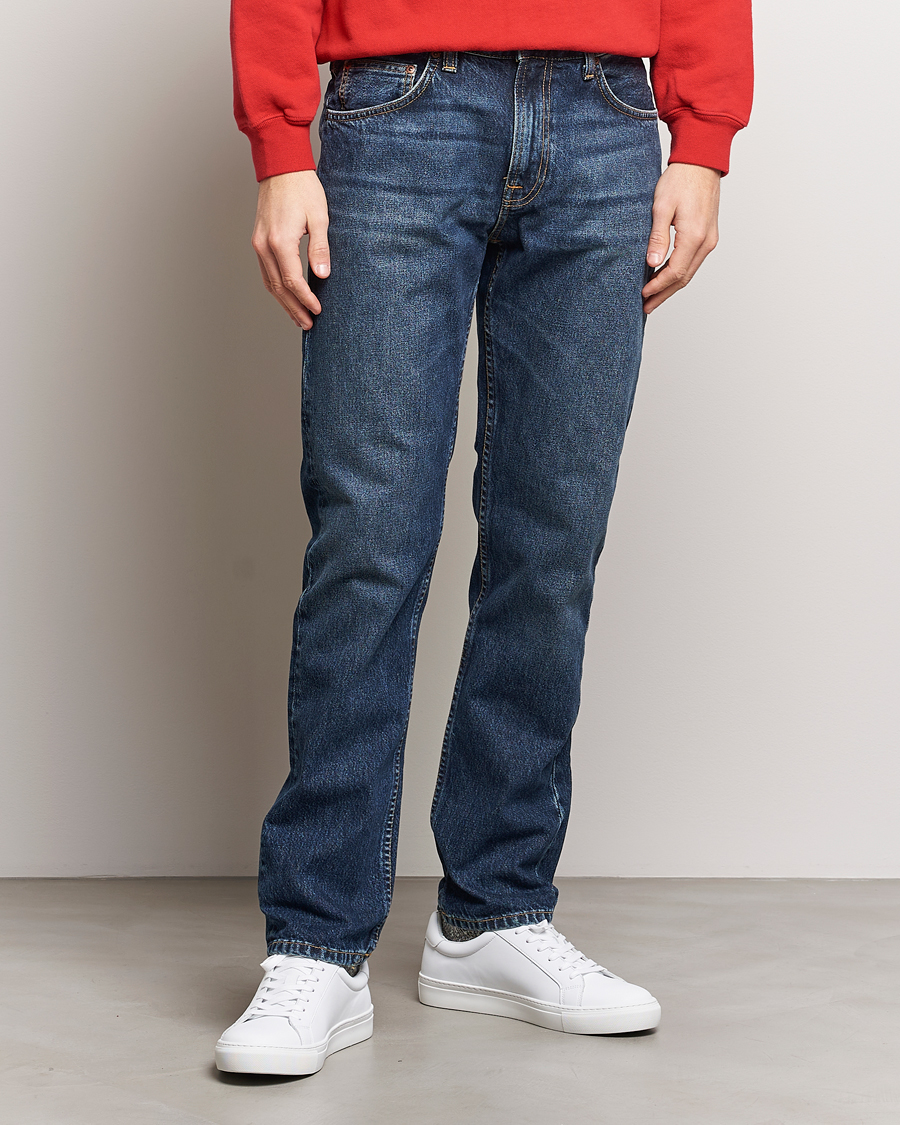 Herren | Straight leg | Nudie Jeans | Gritty Jackson Jeans Blue Soil