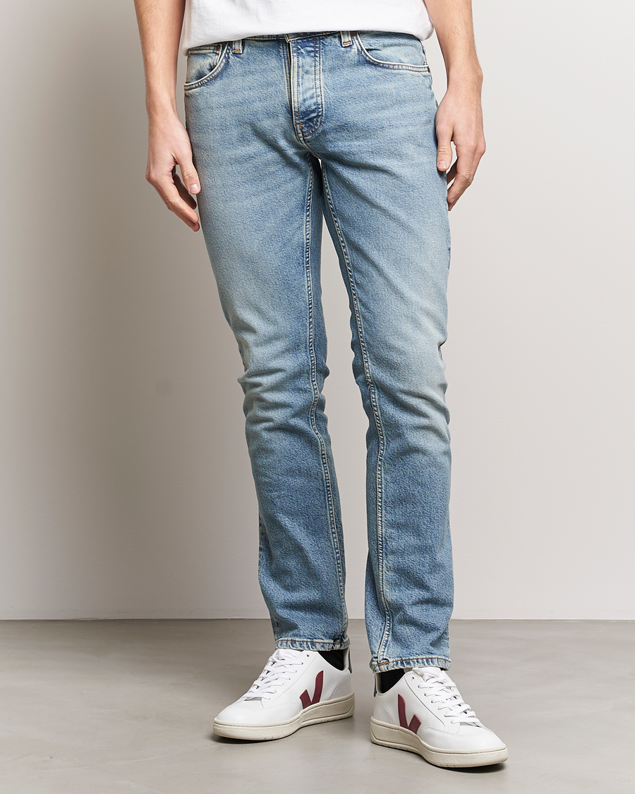 Herren |  | Nudie Jeans | Grim Tim Jeans Blue Smoke