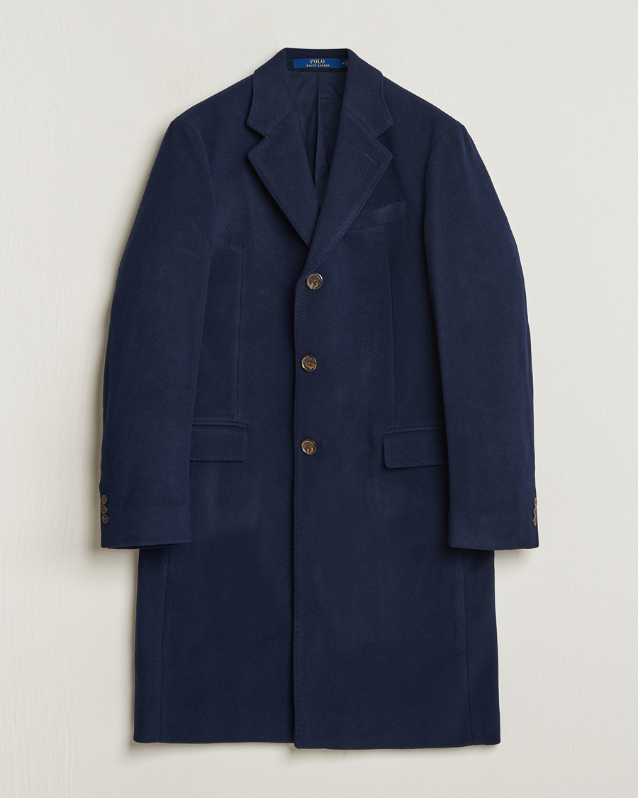 Herren | Jacken | Polo Ralph Lauren | Paddock Wool Melton Coat Navy
