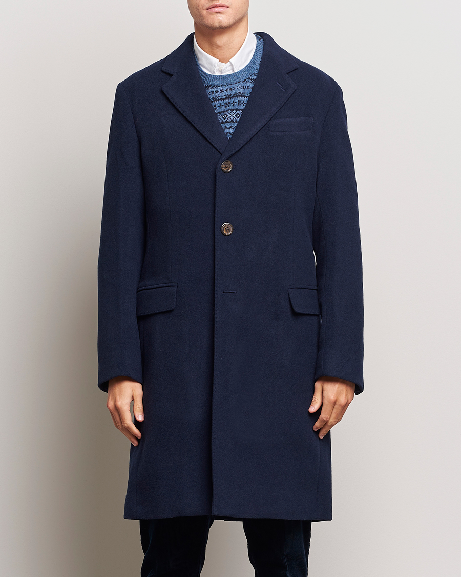 Herren |  | Polo Ralph Lauren | Paddock Wool Melton Coat Navy