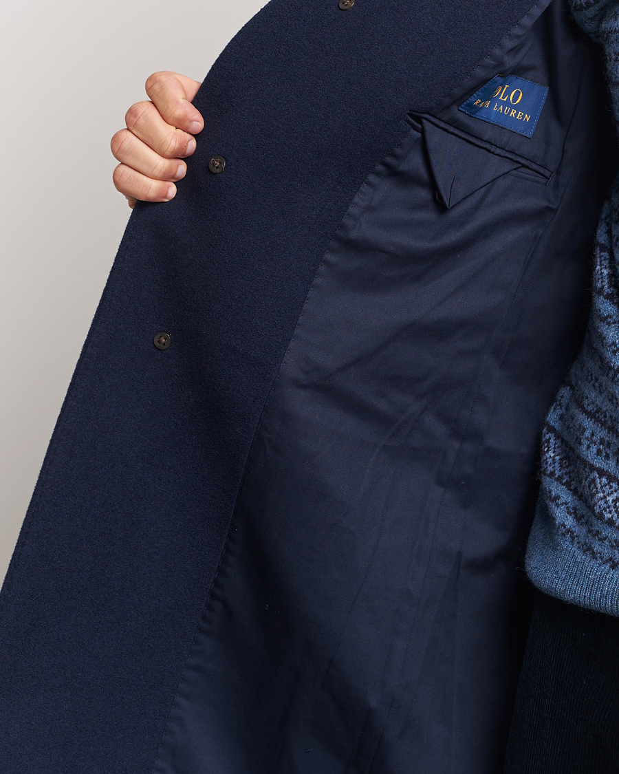 Herren | Jacken | Polo Ralph Lauren | Paddock Wool Melton Coat Navy