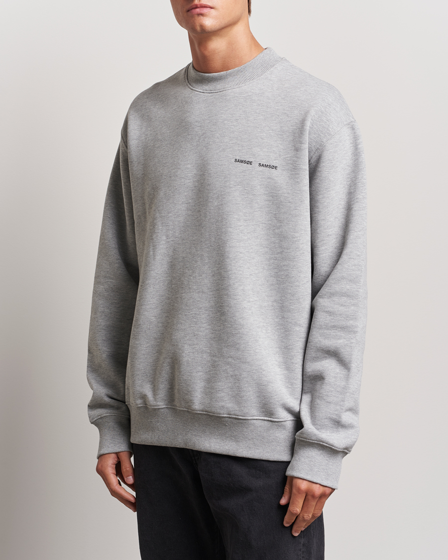 Herren | Kleidung | Samsøe Samsøe | Norsbro Crew Neck Sweatshirt Grey Melange