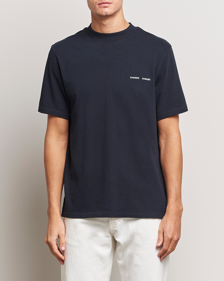 Herren | Contemporary Creators | Samsøe Samsøe | Norsbro Organic Cotton T-shirt Sky Captian