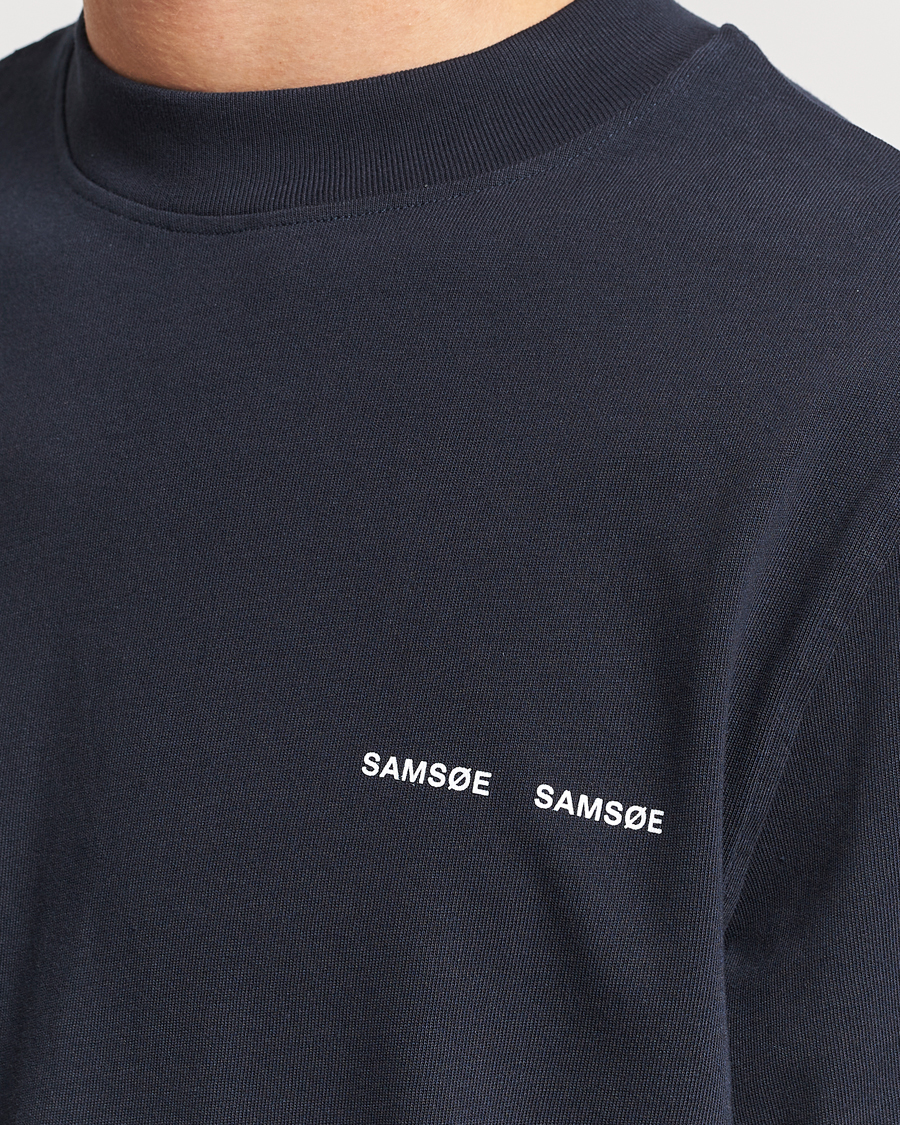 Herren | T-Shirts | Samsøe Samsøe | Norsbro Organic Cotton T-shirt Sky Captian
