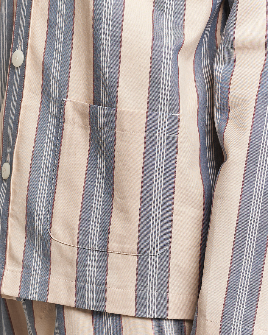 Herren | Schlafanzüge & Bademäntel | Nufferton | Uno Old School Pyjama Set Beige/Blue