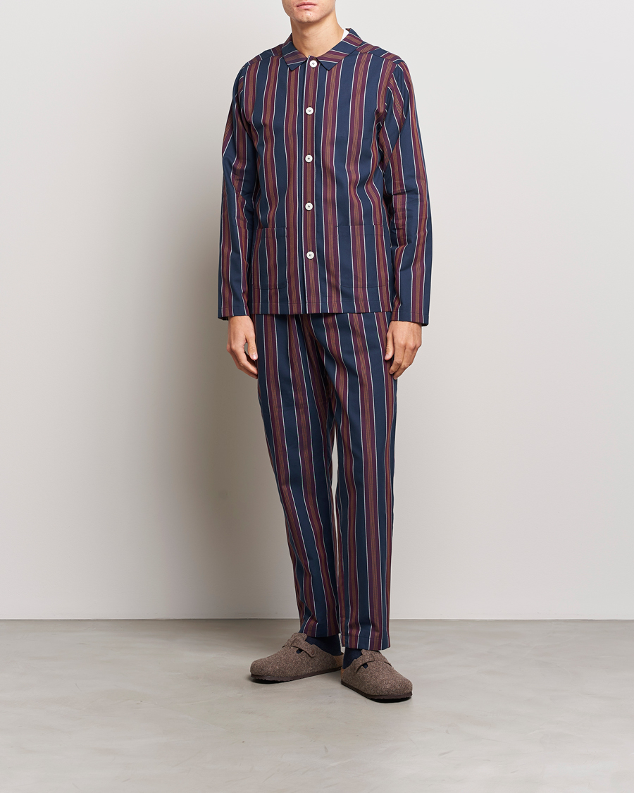 Herren | Schlafanzüge & Bademäntel | Nufferton | Uno Old School Pyjama Set Navy/Orange