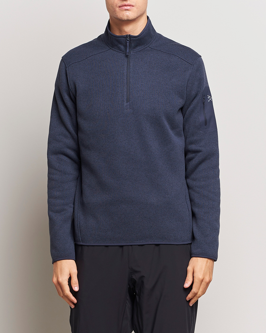 Herren | Arc'teryx | Arc'teryx | Covert Half-Zip Black Sapphire Heather