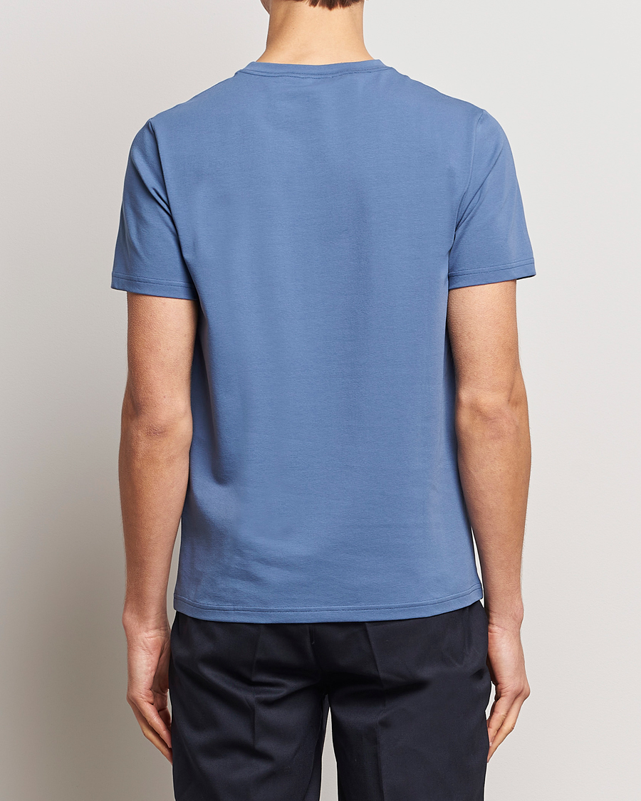 Herren | T-Shirts | Filippa K | Soft Lycra T-Shirt Paris Blue