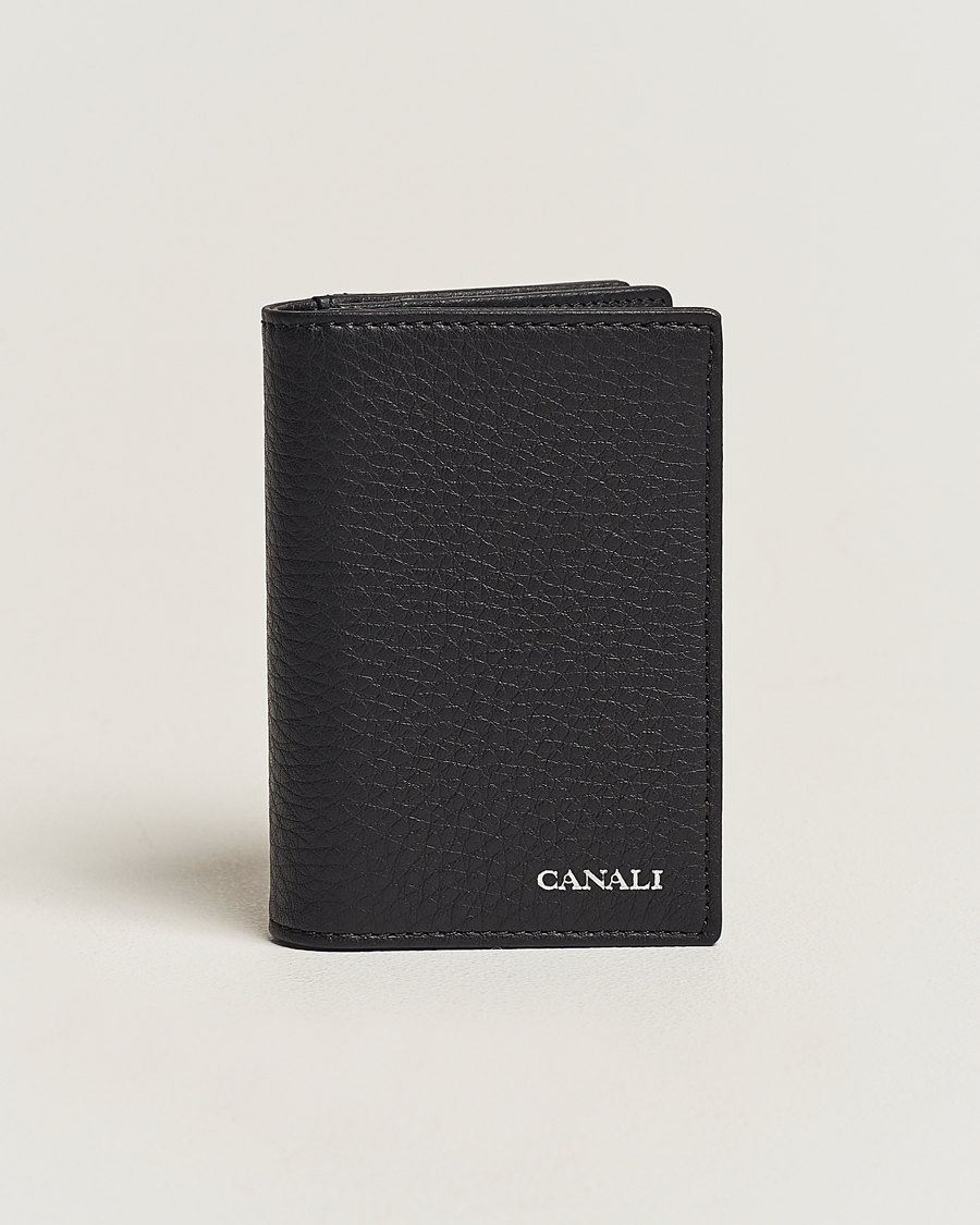 Herren | Canali | Canali | Grain Leather Billfold Black