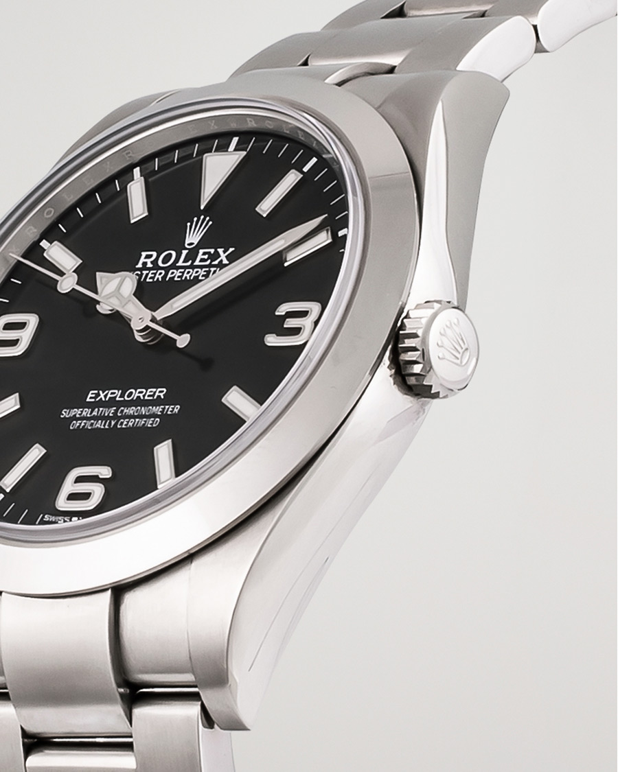 Herren | Rolex Pre-Owned Explorer 39mm 214270 Steel Black | Rolex Pre-Owned | Explorer 39mm 214270 Steel Black