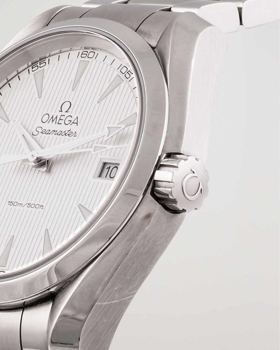 Herren | Omega Pre-Owned Seamaster Aqua Terra Steel White | Omega Pre-Owned | Seamaster Aqua Terra Steel White