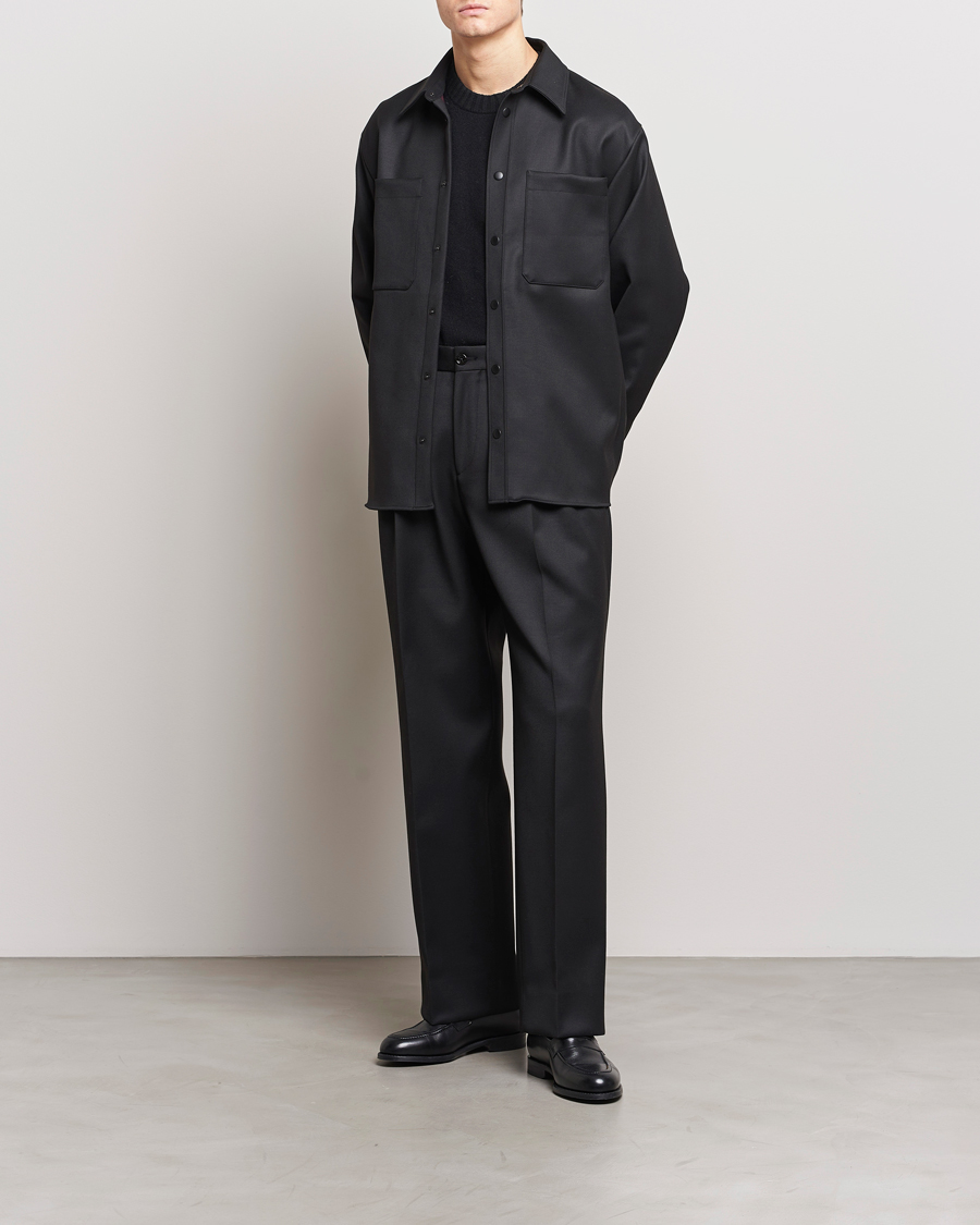 Herren | Jacken | J.Lindeberg | Coen Double Face Overshirt Black