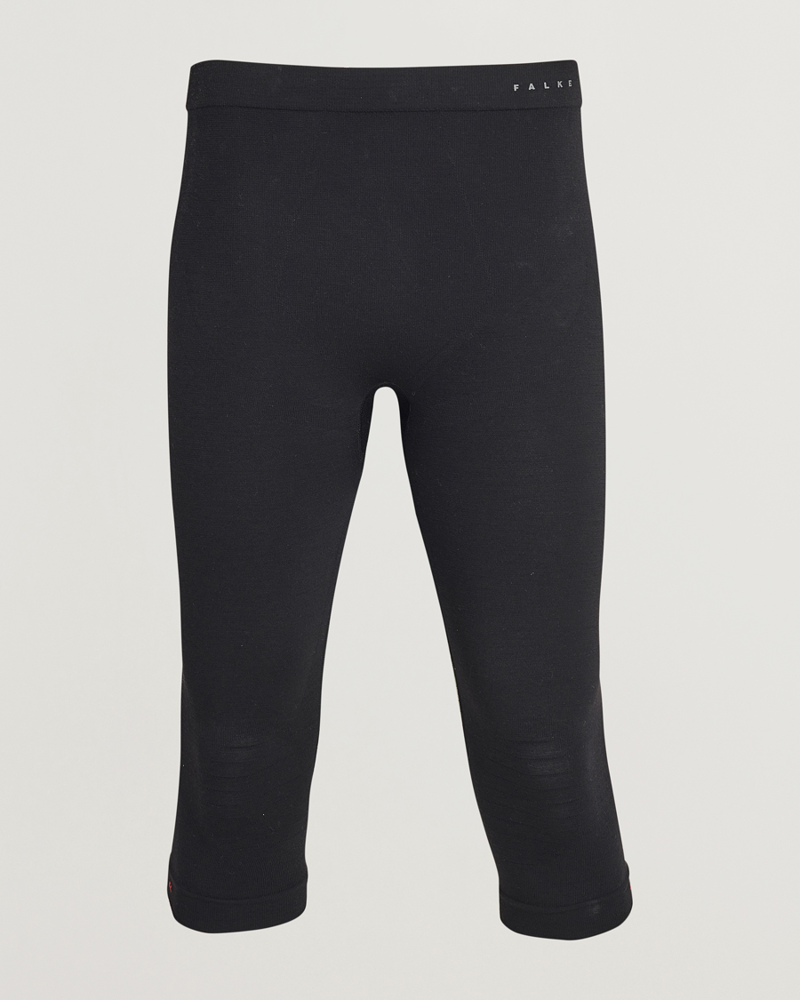 Herren | Hosen | Falke | Sport 3/4 Tights Wool Tech Light Black