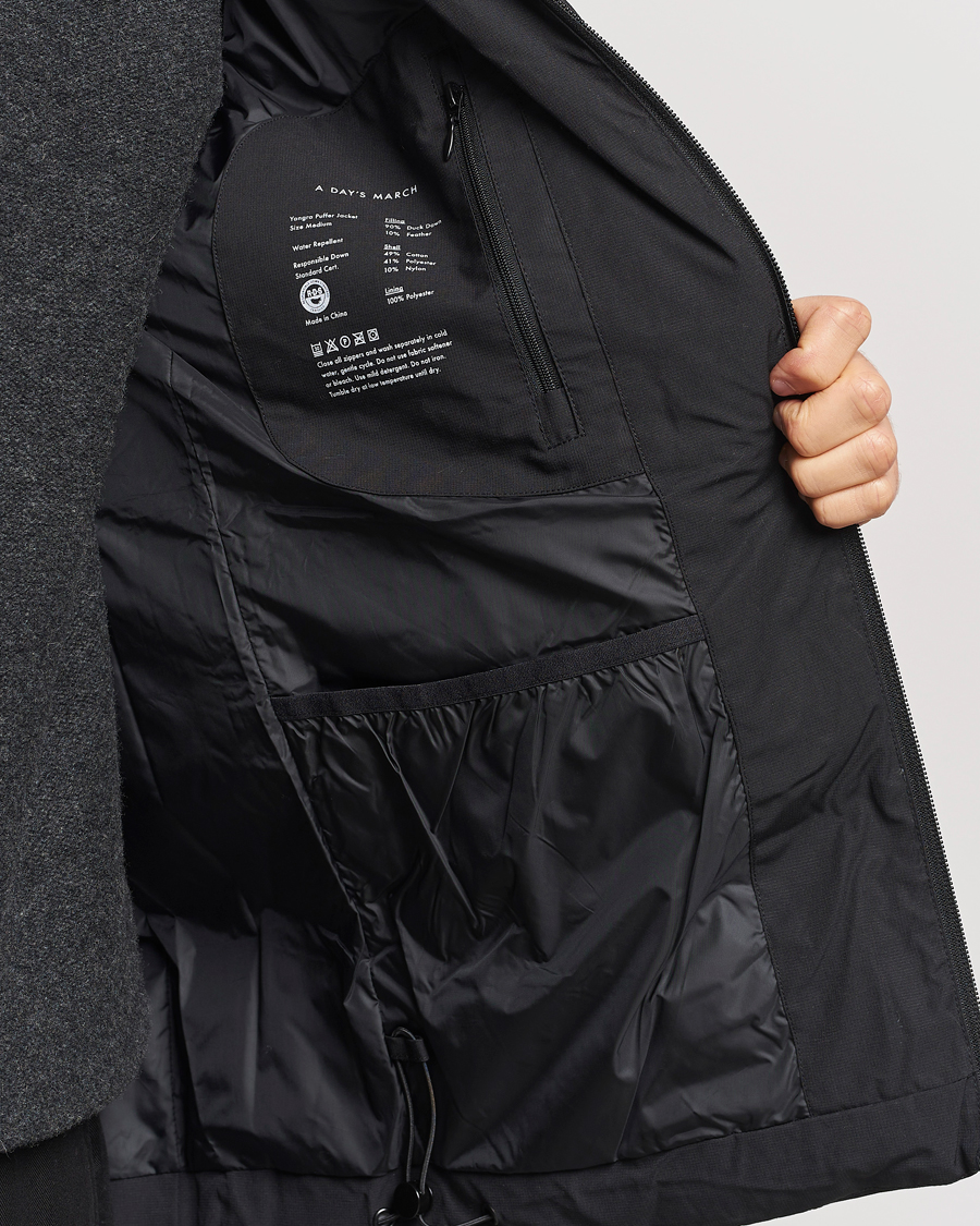 Herren | Jacken | A Day's March | Yangra Puffer Jacket Matt Black